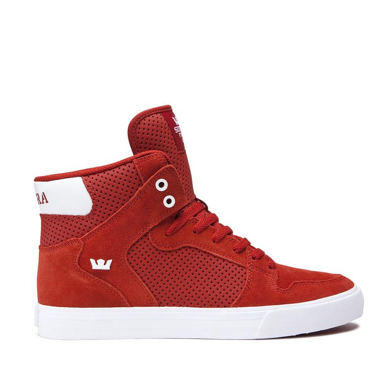 Zapatillas Altas Supra Argentina Hombre - VAIDER Rojas (WFYRV-4798)